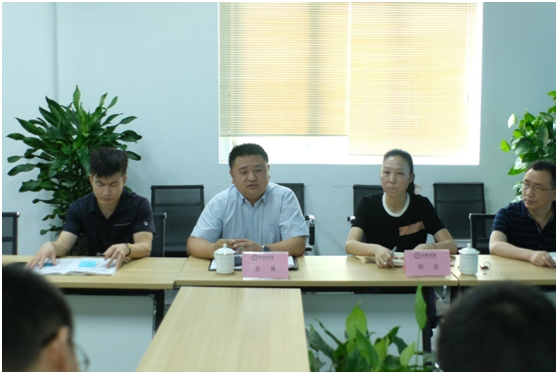 區(qū)管委會(huì)副主任姜林到坤泰擔(dān)保調(diào)研